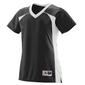 Augusta Sportswear 262 - Ladies Victor Replica Jersey Black/White