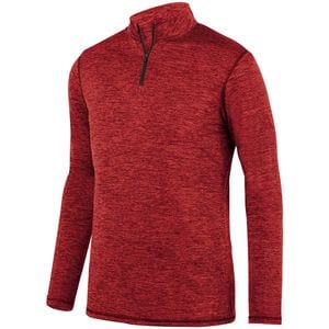 Augusta Sportswear 2955 - Intensify Black Heather 1/4 Zip Pullover