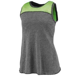 Augusta Sportswear 3009 - Ladies Cherish Tank Slate/ Lime