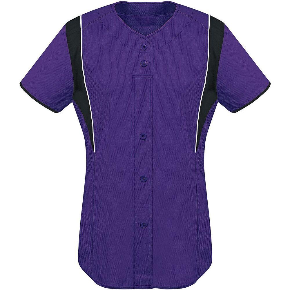 HighFive 312142 - Ladies Faux Front Jersey