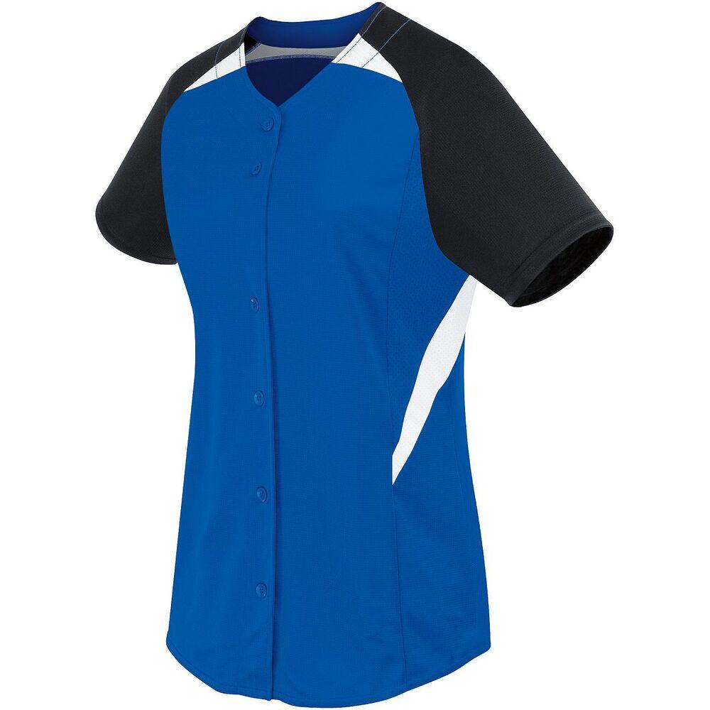 HighFive 312172 - Ladies Galaxy Full Button Jersey