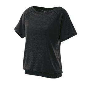 Holloway 229321 - Juniors' Charisma Shirt Vintage Black