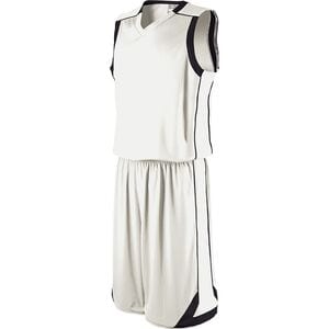 Holloway 224063 - Carthage Basketball Shorts White/Black