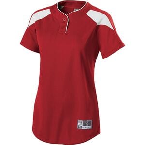 Holloway 221361 - Ladies Rage Jersey Scarlet/White