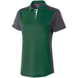 Holloway 222386 - Ladies Division Polo Forest/Carbon/White