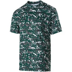 Holloway 228201 - Youth Erupt 2.0 Shirt Forest/Carbon/White