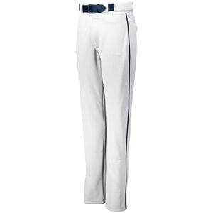 Holloway 221220 - Youth Piped Backstop Pant White/Navy