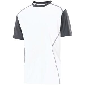 Holloway 222201 - Youth Piston Shirt White/ Carbon