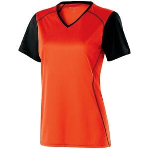 Holloway 222301 - Ladies Piston Shirt Orange/Black