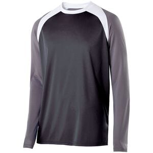 Holloway 222504 - Shield Shirt Carbon/Graphite/White