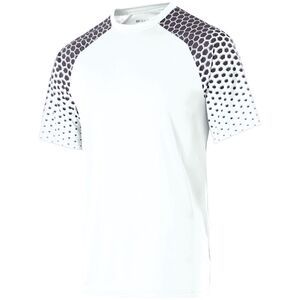 Holloway 228102 - Voltage Shirt White/Carbon/Silver Grey