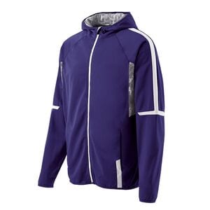 Holloway 229151 - Fortitude Jacket Purple/White/White Print