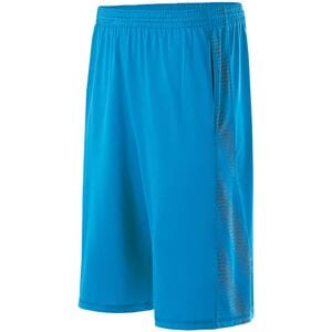 Holloway 229212 - Youth Torpedo Shorts Bright Blue/Bright Blue/Carbon