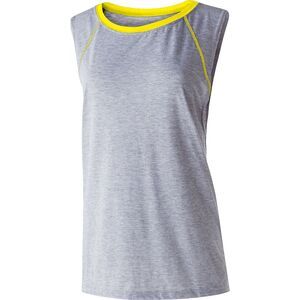 Holloway 229379 - Juniors' Gunner Shirt Athletic Heather/Bright Yellow