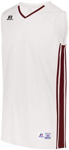 Russell 4B1VTM - Legacy Basketball Jersey White/Cardinal