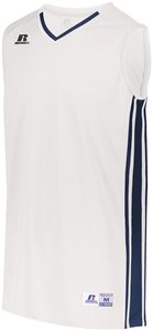 Russell 4B1VTM - Legacy Basketball Jersey White/Navy