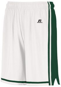 Russell 4B2VTM - Legacy Basketball Shorts White/Dark Green