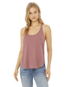 BELLA+CANVAS B8802 - Women's Flowy Side Slit Tank Mauve