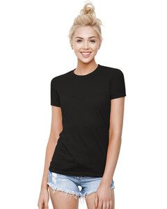StarTee ST1210 - Ladies Cotton Crew Neck T-shirt Black