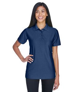 UltraClub 8413L - Ladies Cool & Dry Elite Tonal Stripe Performance Polo