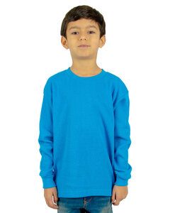 Shaka Wear SHTHRMY - Youth 8.9 oz., Thermal T-Shirt Turquoise