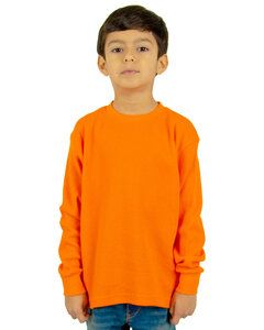 Shaka Wear SHTHRMY - Youth 8.9 oz., Thermal T-Shirt Orange