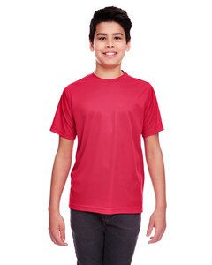 UltraClub 8420Y - Youth Cool & Dry Sport Performance Interlock T-Shirt Cardinal