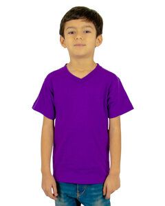 Shaka Wear SHVEEY - Youth 5.9 oz., V-Neck T-Shirt Purple