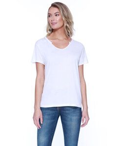 StarTee ST1823 - Ladies Cotton/Modal Open V-Neck T-Shirt