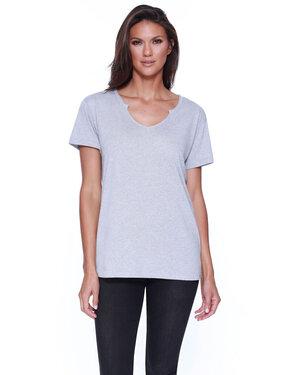 StarTee ST1823 - Ladies Cotton/Modal Open V-Neck T-Shirt