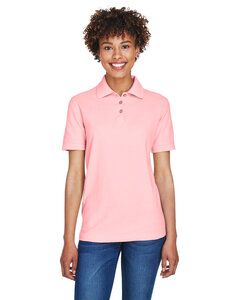 UltraClub 8541 - Ladies Whisper Piqué Polo Pink