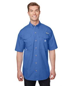 Columbia 7130 - Men's Bonehead Short-Sleeve Shirt Vivid Blue