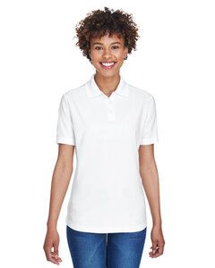 UltraClub 8414 - Ladies Cool & Dry Elite Performance Polo White