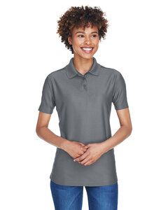 UltraClub 8414 - Ladies Cool & Dry Elite Performance Polo Charcoal