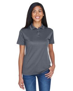 UltraClub 8404 - Ladies Cool & Dry Sport Polo Charcoal