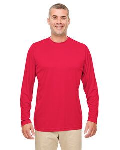 UltraClub 8622 - Men's Cool & Dry Performance Long-Sleeve Top Red