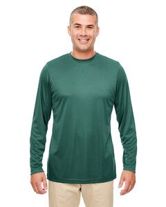 UltraClub 8622 - Men's Cool & Dry Performance Long-Sleeve Top Forest Green