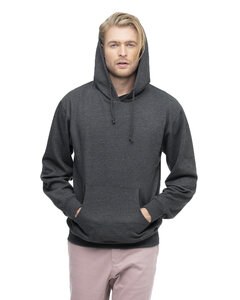 econscious EC5570 - Adult Organic/Recycled Heathered Fleece Pullover Hooded Sweatshirt Charcoal