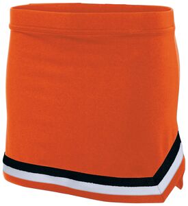 Augusta Sportswear 9145 - Ladies Pike Skirt Orange/ White/ Black