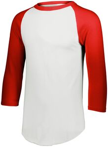 Augusta Sportswear 4420 - Baseball Jersey 2.0 White/Orange