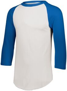 Augusta Sportswear 4421 - Youth Baseball Jersey 2.0 White/Royal