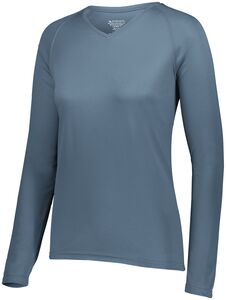 Augusta Sportswear 2797 - Ladies Attain Wicking Long Sleeve Tee Graphite