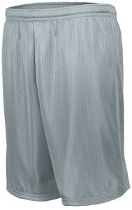 Augusta Sportswear 1848 - Longer Length Tricot Mesh Shorts Silver