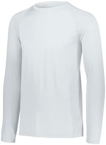Augusta Sportswear 2795 - Attain Wicking Long Sleeve Tee White