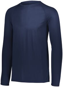 Augusta Sportswear 2795 - Attain Wicking Long Sleeve Tee Navy