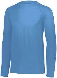 Augusta Sportswear 2795 - Attain Wicking Long Sleeve Tee Columbia Blue