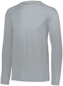 Augusta Sportswear 2795 - Attain Wicking Long Sleeve Tee Silver