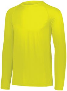 Augusta Sportswear 2795 - Attain Wicking Long Sleeve Tee Safety Yellow