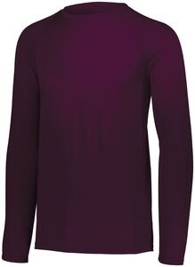 Augusta Sportswear 2795 - Attain Wicking Long Sleeve Tee Maroon (Hlw)