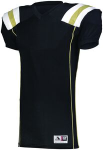 Augusta Sportswear 9580 - T Form Football Jersey Black/ Vegas Gold/ White